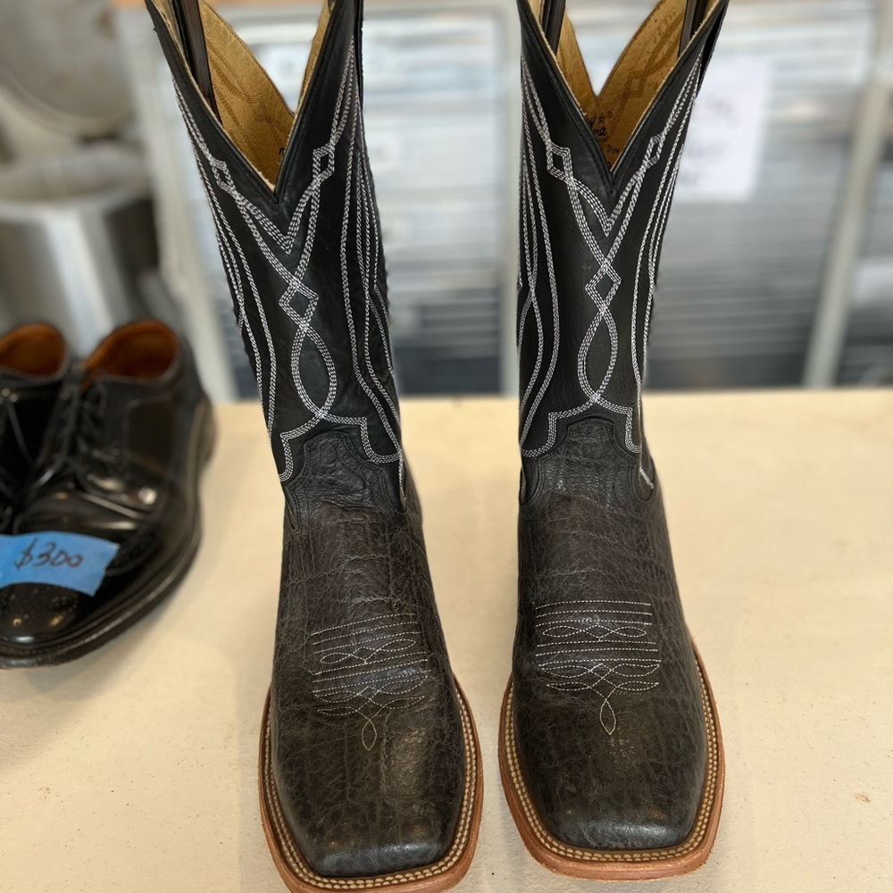Mens Tony Lama black boots